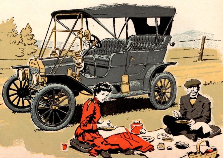 Když se stal Ford T nejprodávanějším automobilem světa, stále ještě měl startovací kliku