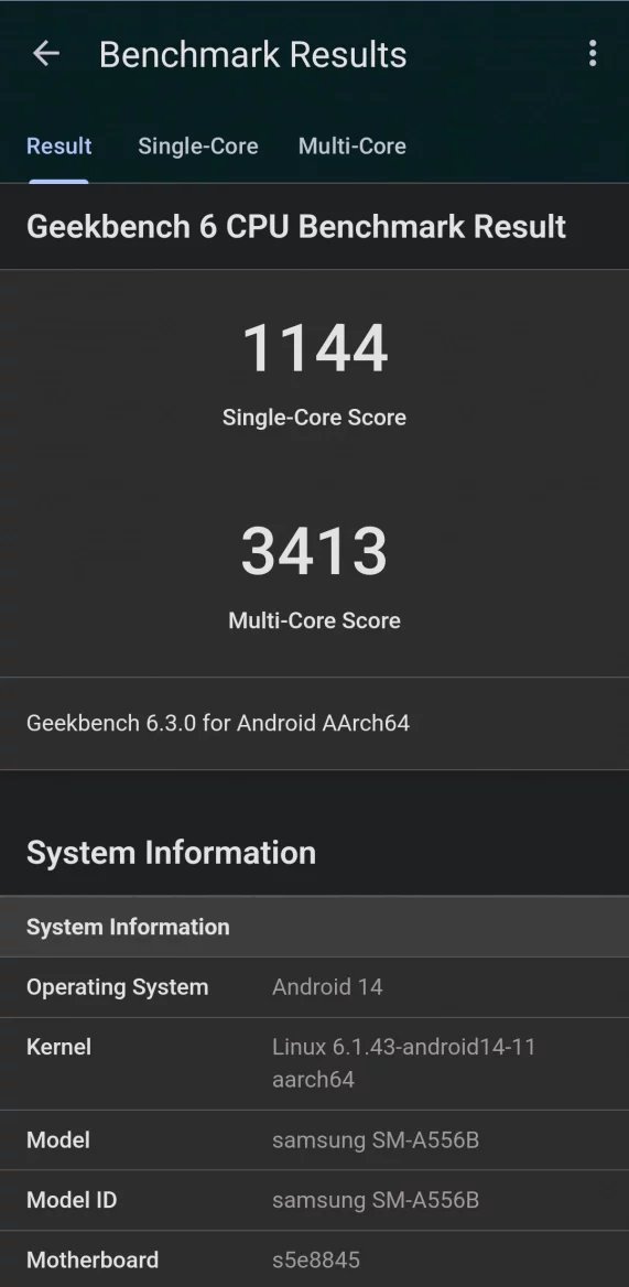 Geekbench 6