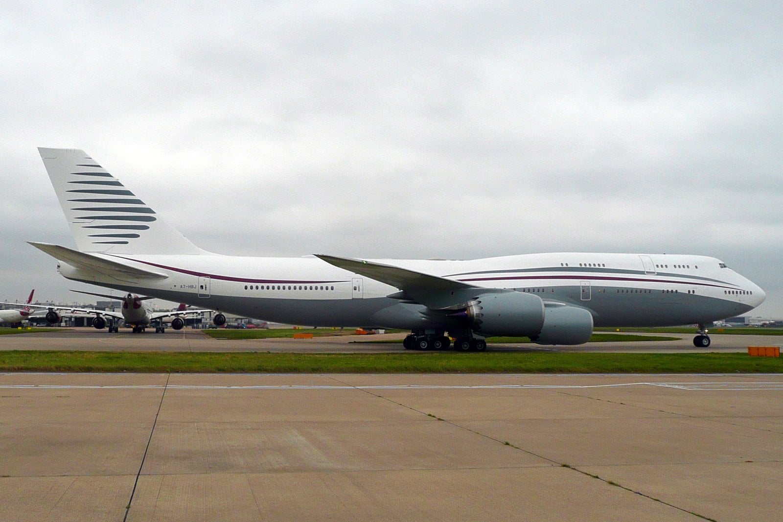 Původní podoba nového letadla Air Force One z doby, kdy ještě sloužilo katarské královské rodině