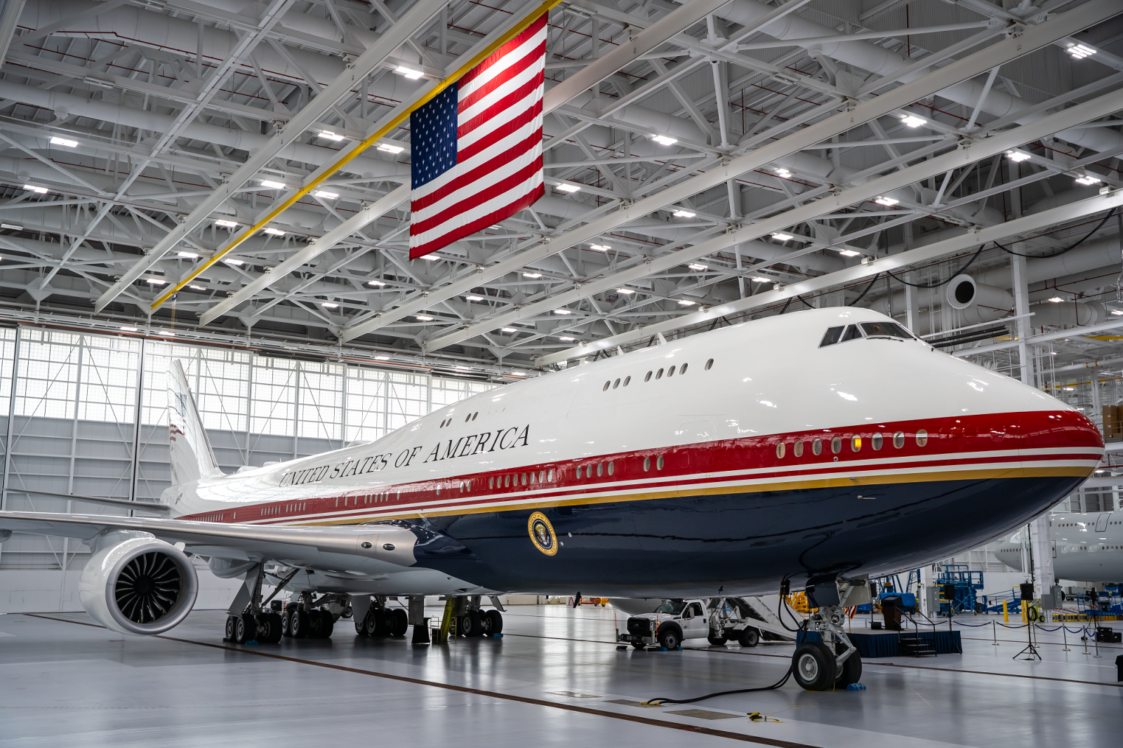 Nové letadlo Air Force One s označením VC-25B Bridge