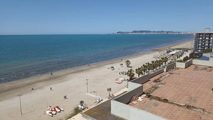 Výhled z našeho apartmánu na Jaderské moře