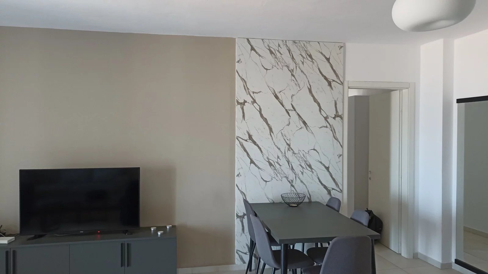 Jídelní část apartmánu