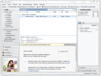 Centrum mail - rychlá a snadná komunikace s vašimi přáteli