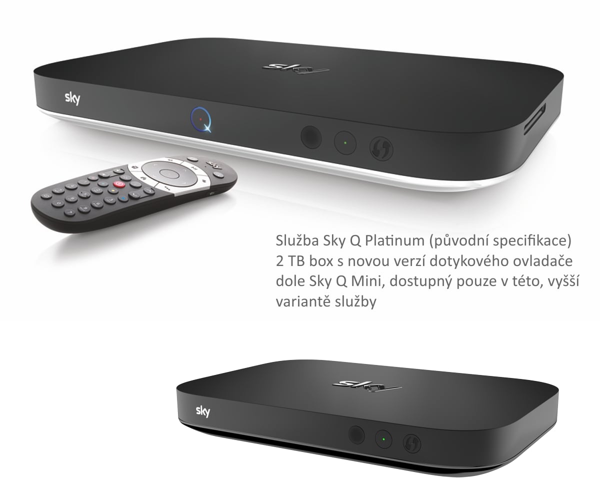 Italské přístroje pro Sky Q