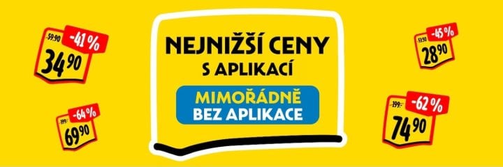 Prodejny Albert, aplikace