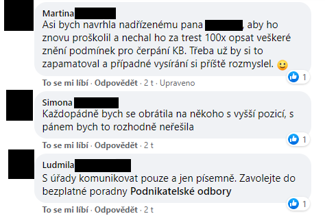 Podnikatelé stále probírají kompenzační bonus a další podporu