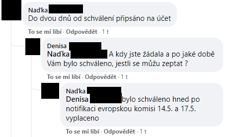 Podnikatelé stále probírají kompenzační bonus a další podporu