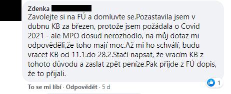 Podnikatelé stále probírají kompenzační bonus a další podporu