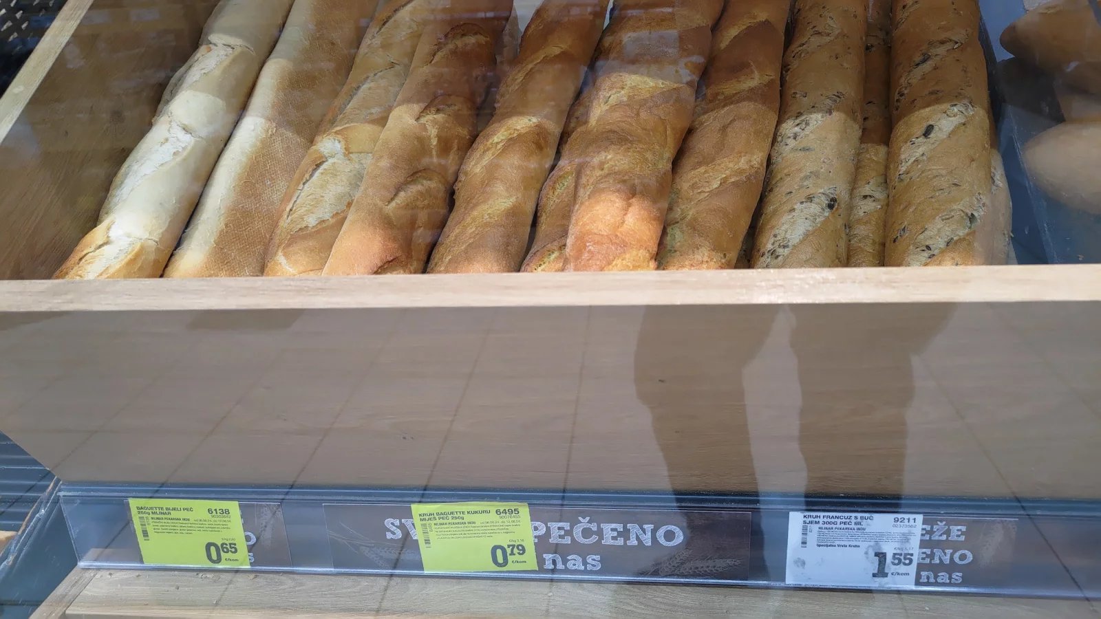 Ceny potravin v Chorvatsku. Konzum, město Krk na ostrově Krk. (9. 6. 2024)