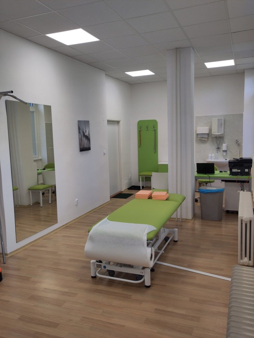 Pohled do ordinace Fyzioterapie Bártovi
