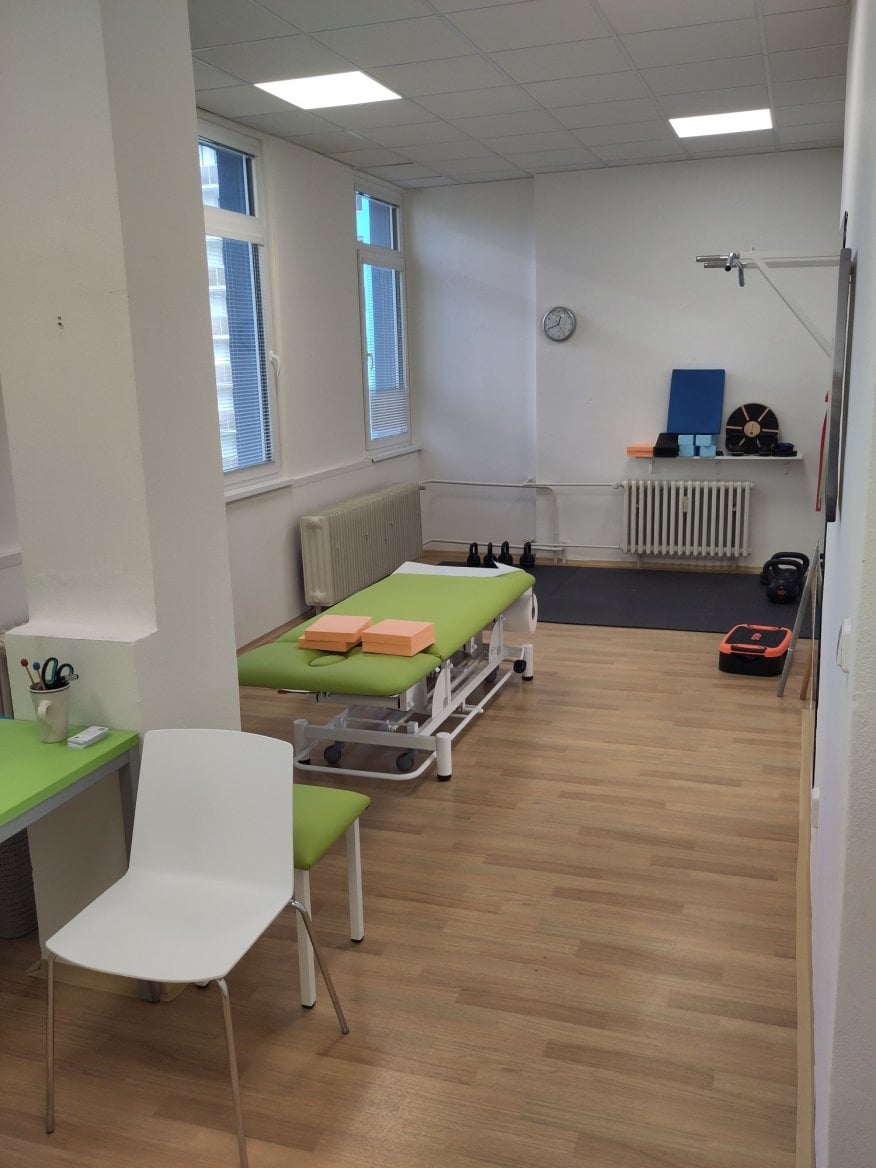 Pohled do ordinace Fyzioterapie Bártovi