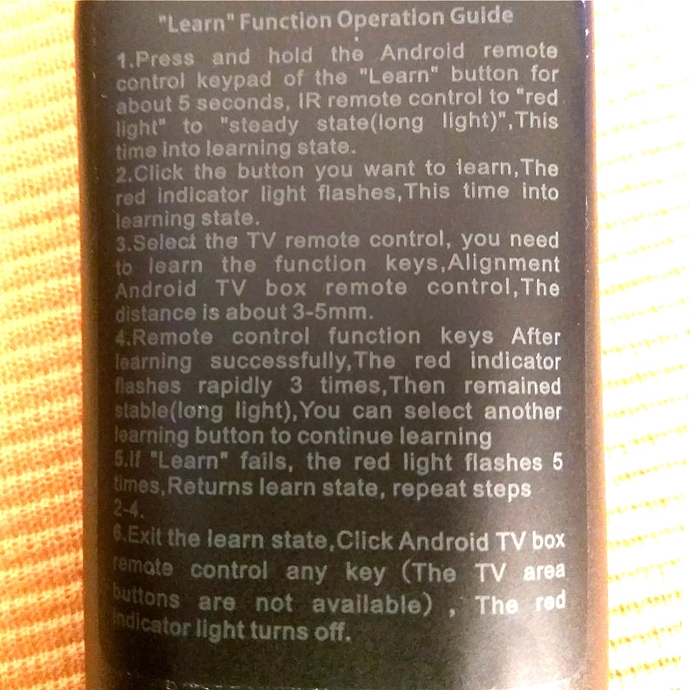 Inovovaný dálkový ovladač