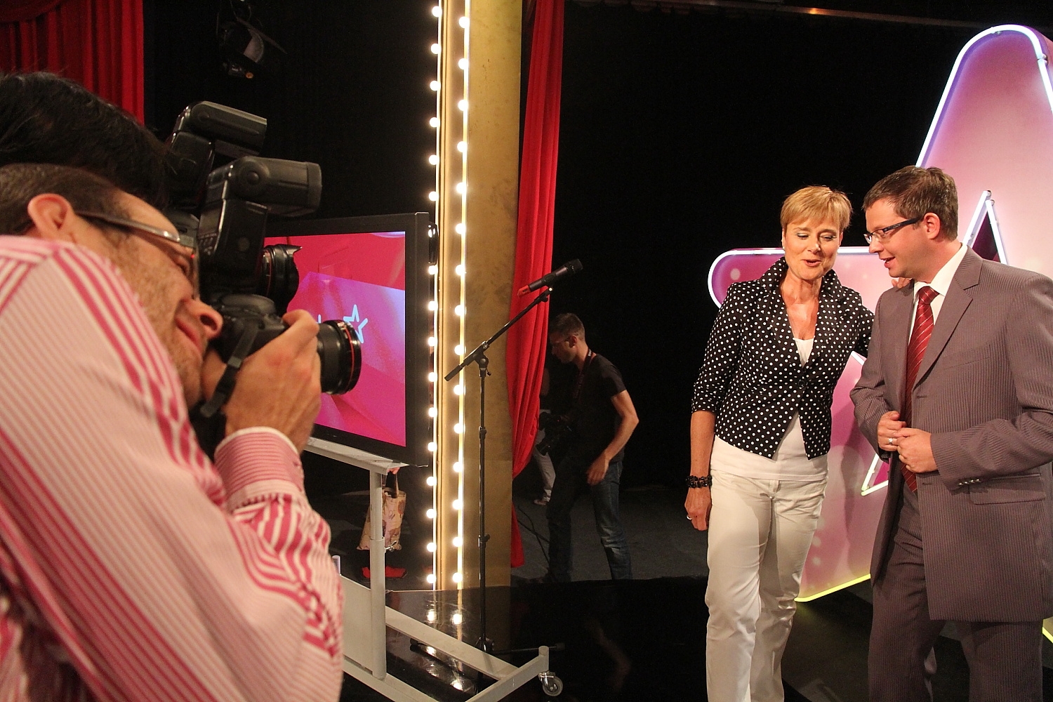 První tisková konference TV Barrandova s Jaromírem Soukupem