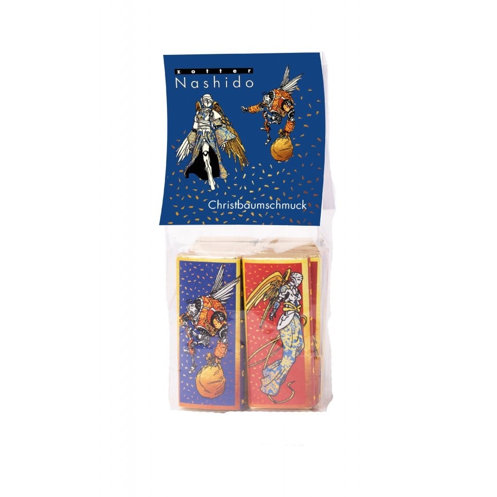 Čokoládová kolekce na stromeček Nashido malina & nugát