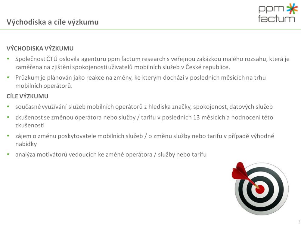 Vnímání změn na trhu mobilních operátorů