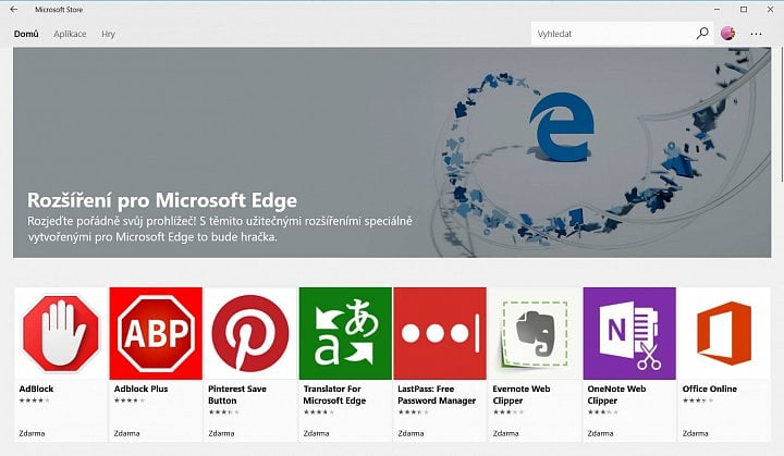 Doplňků pro Edge za rok vzniklo několik desítek. Je to málo?