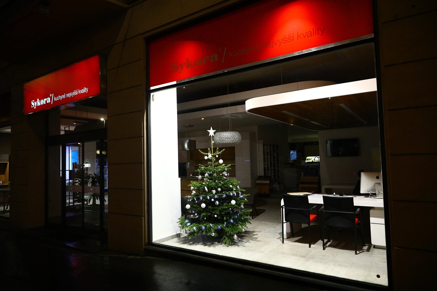 Vánoční výlohy  v Praze 2017