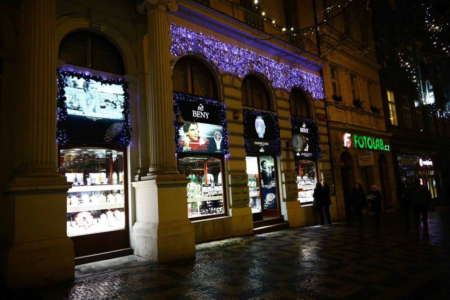 Vánoční výlohy  v Praze 2017