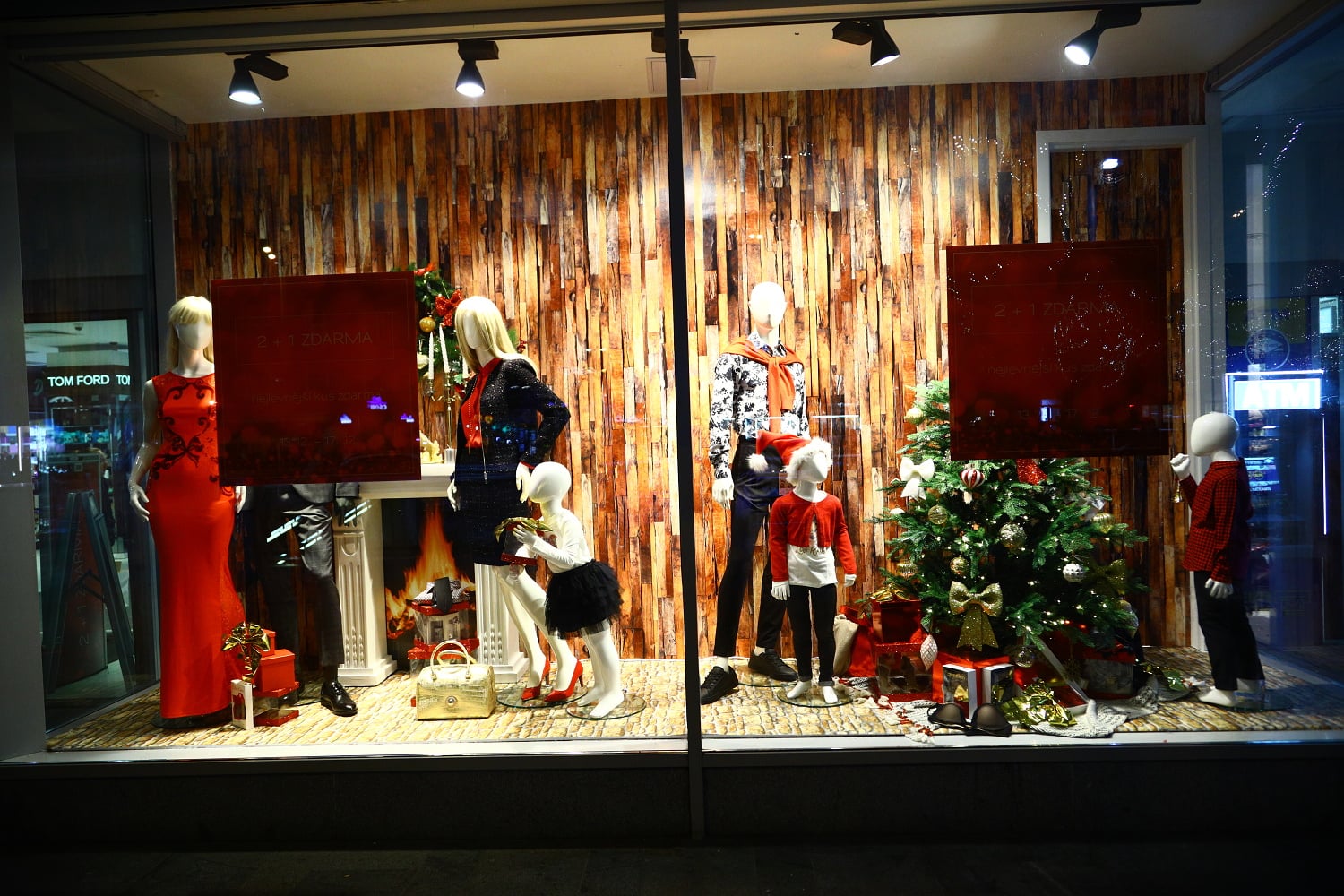 Vánoční výlohy  v Praze 2017