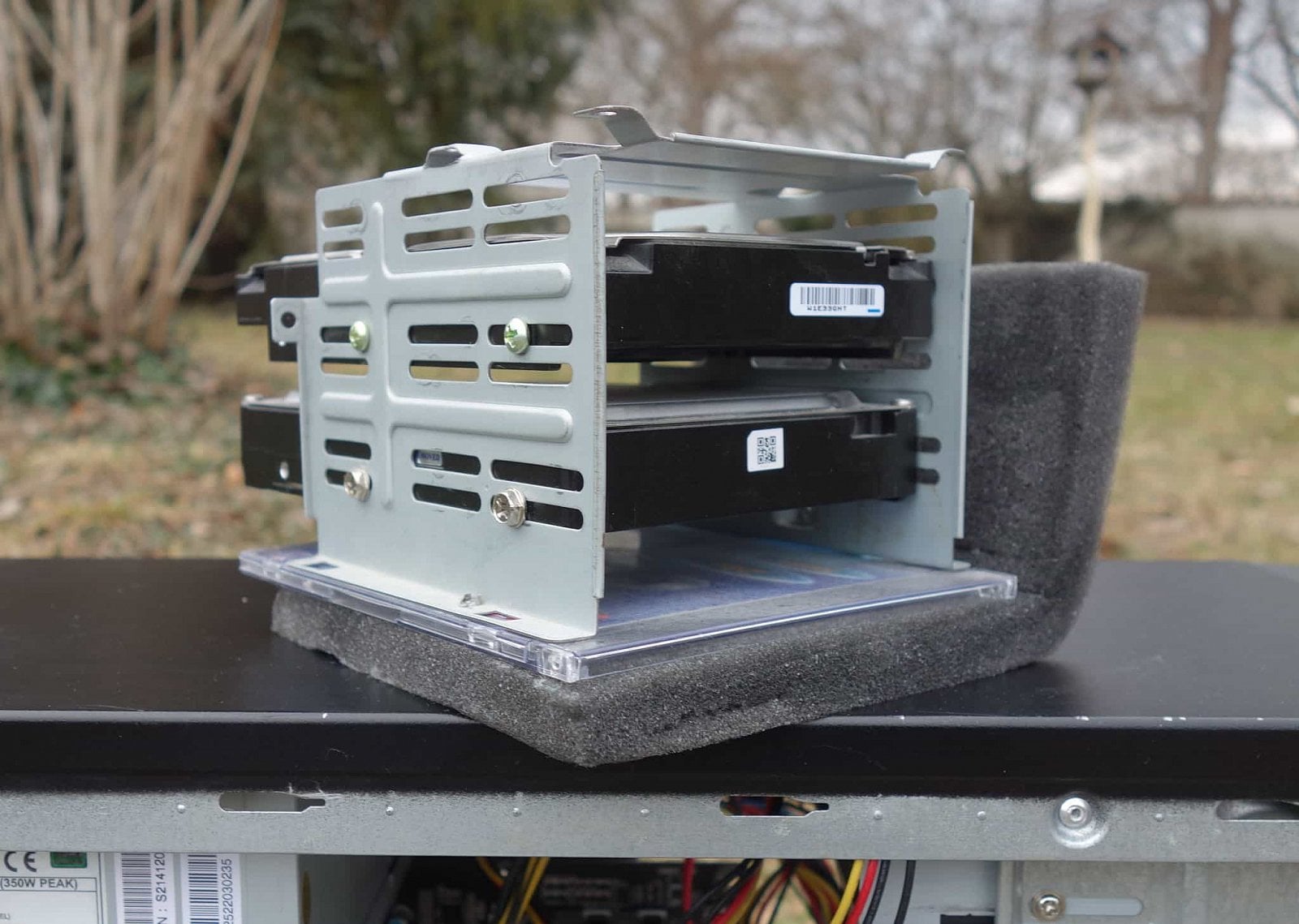 DIY ztišení pevného disku