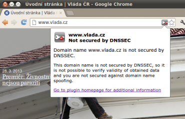 DNSSEC Validator  pro Google Chrome 