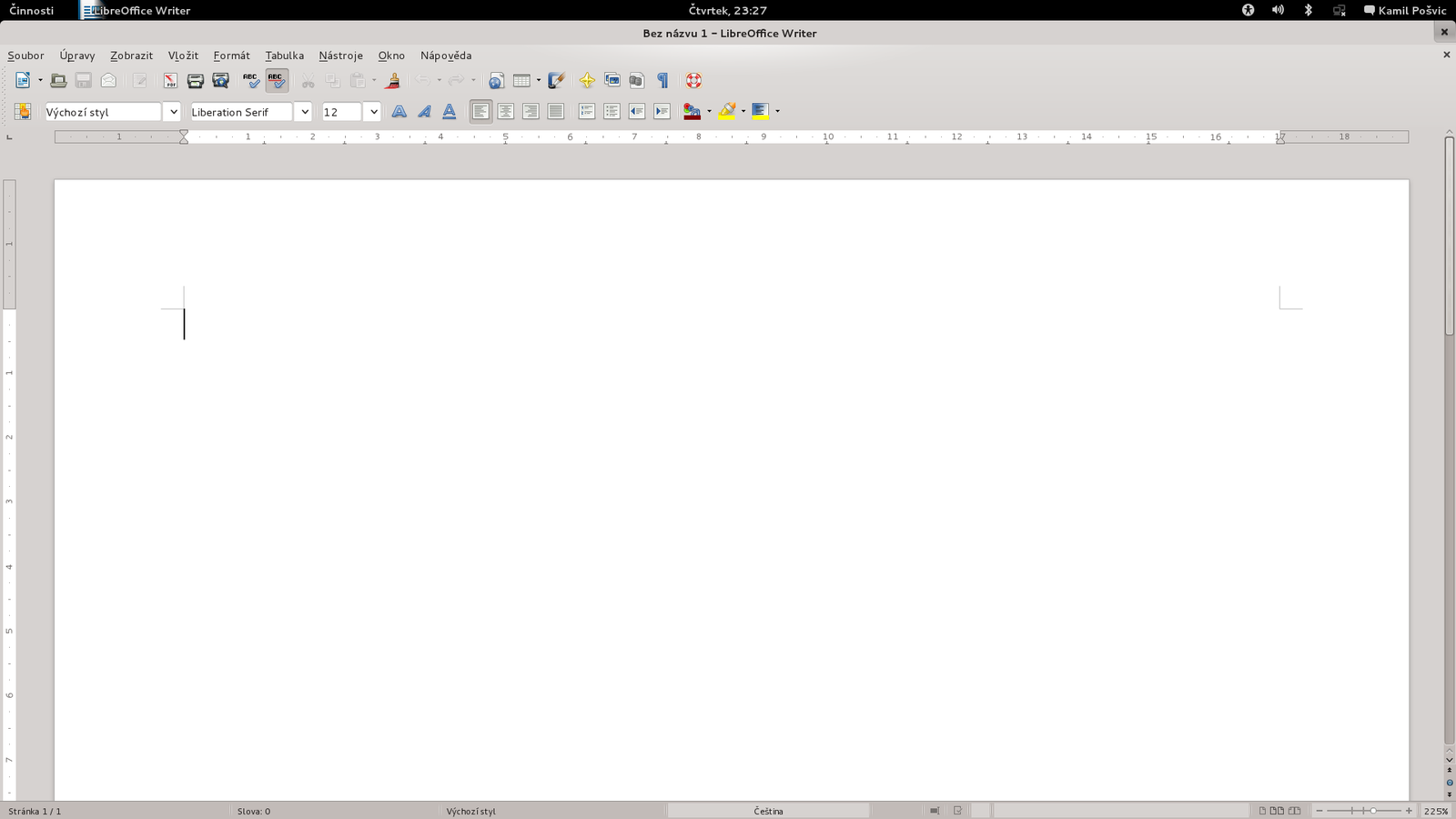 Mageia 3 - uživatelské prostředí GNOME
