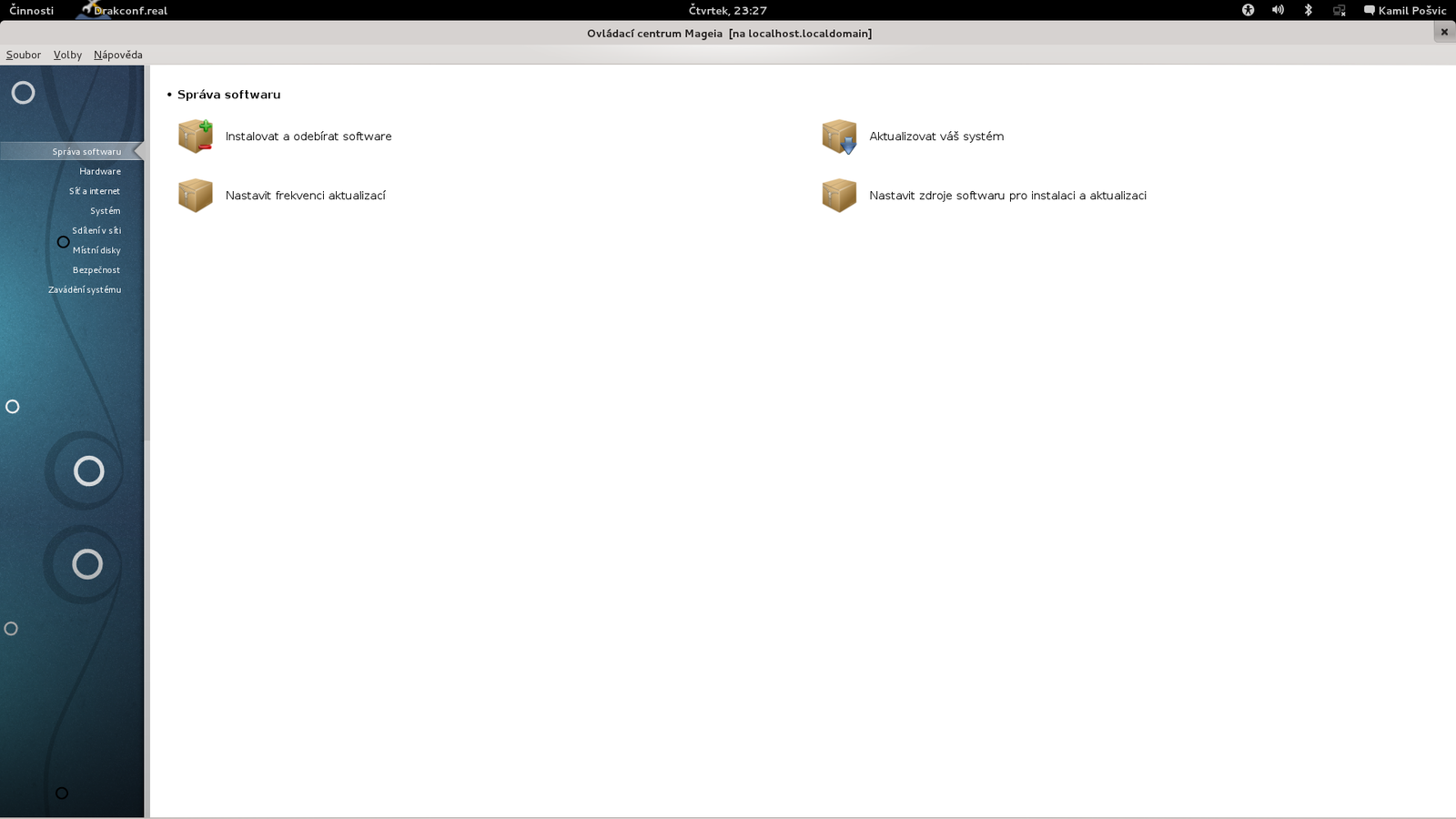 Mageia 3 - uživatelské prostředí GNOME