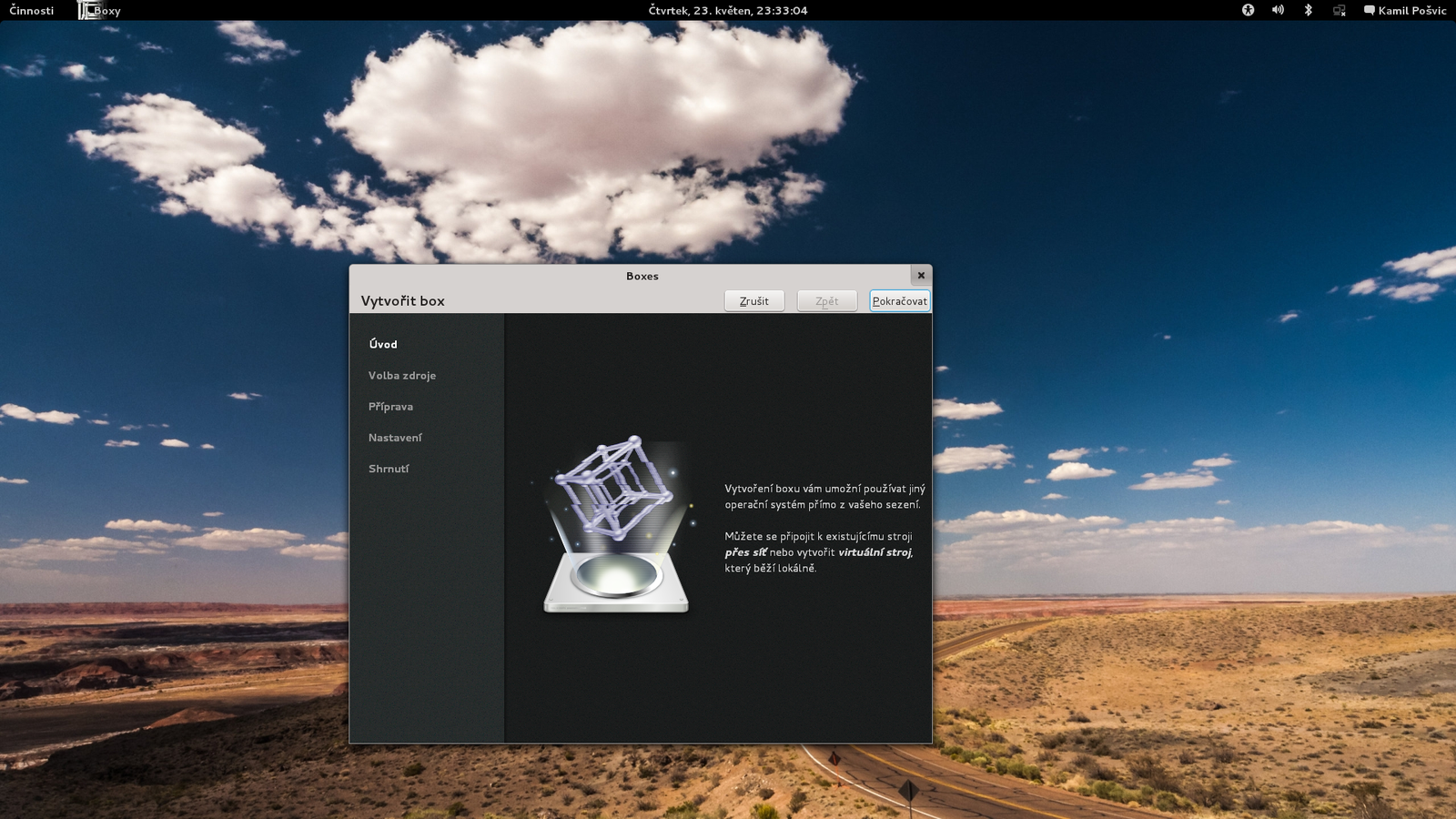 Mageia 3 - uživatelské prostředí GNOME