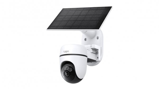TP-Link Tapo C610 KIT je kamera se solárním panelem a funkcí otáčení a naklápění
