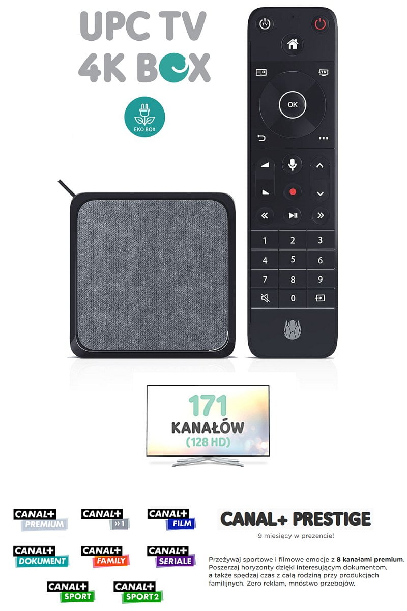 4K Mini TV Box – nabídka UPC Polska