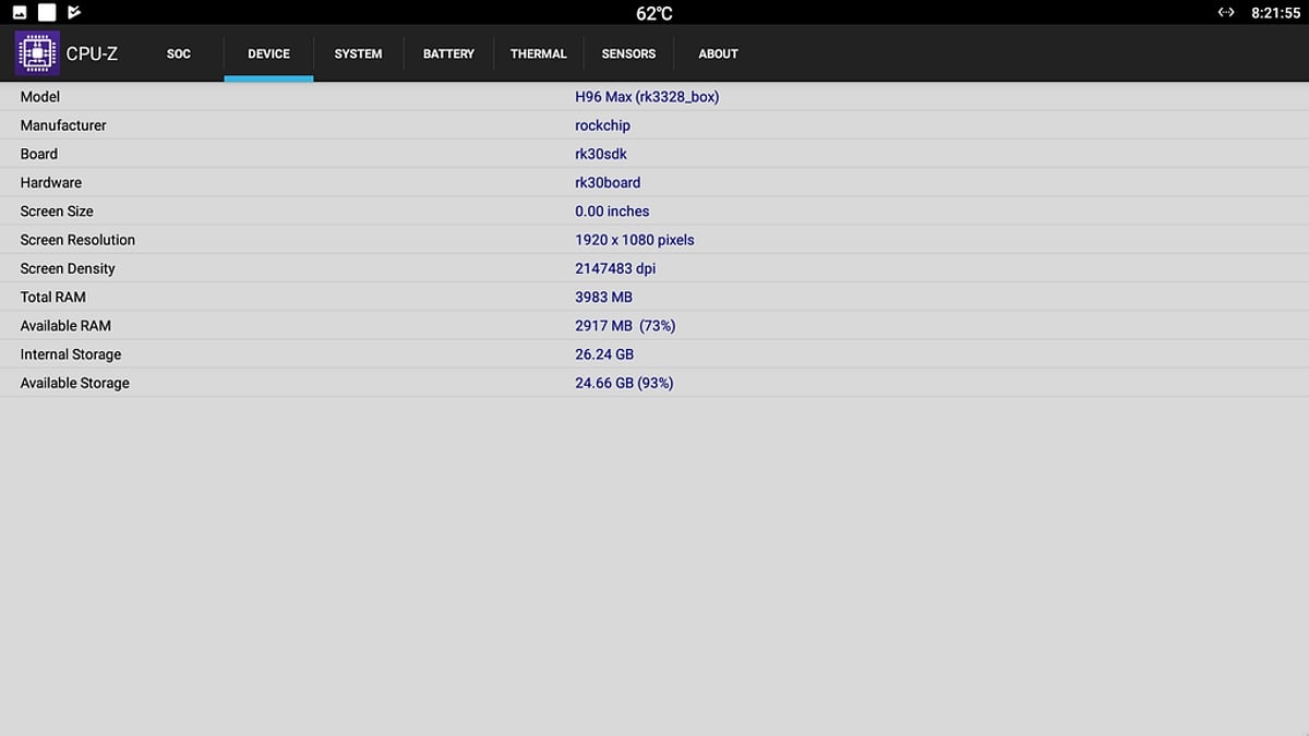 Benchmarky, Root Check, DRM info