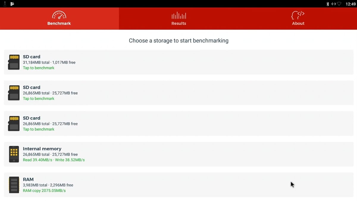 Benchmarky, Root Check, DRM info