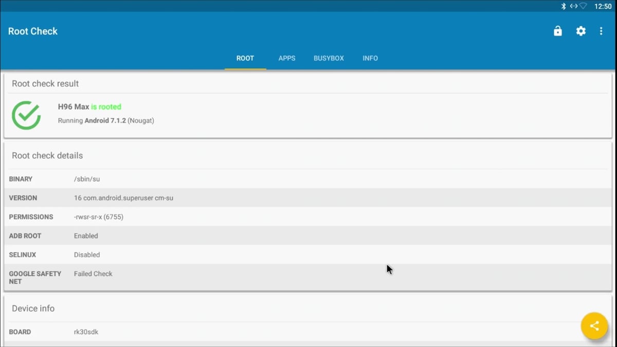 Benchmarky, Root Check, DRM info