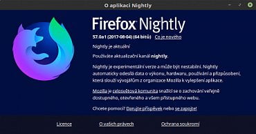 Firefox Nightly s novým logem