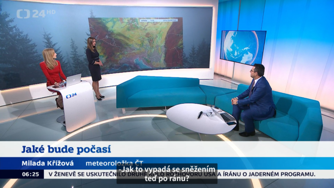 Česká televize spustila nepřetržité skryté titulkování programu ČT24