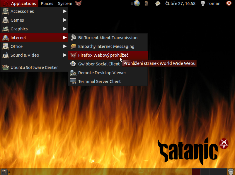 Ubuntu Satanic Edition