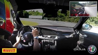 Náhledový obrázek - Video: Alfa Romeo Giulia QV zajela Nürburgring rychleji než Porsche Panamera Turbo