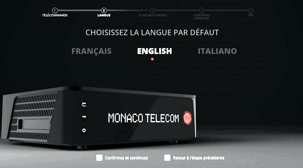 První start set-top-boxu