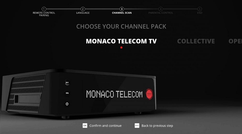 První start set-top-boxu