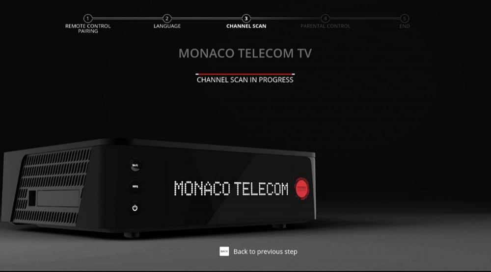 První start set-top-boxu