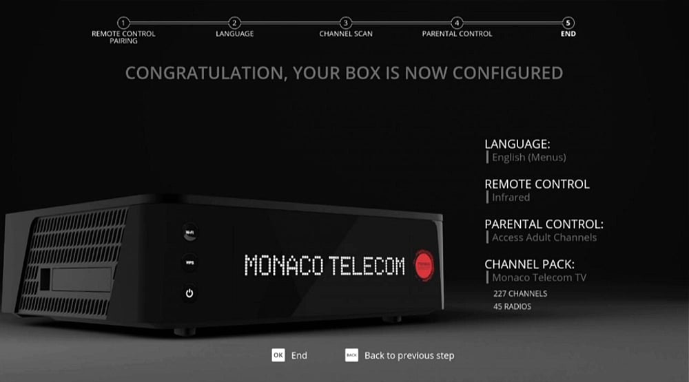 První start set-top-boxu