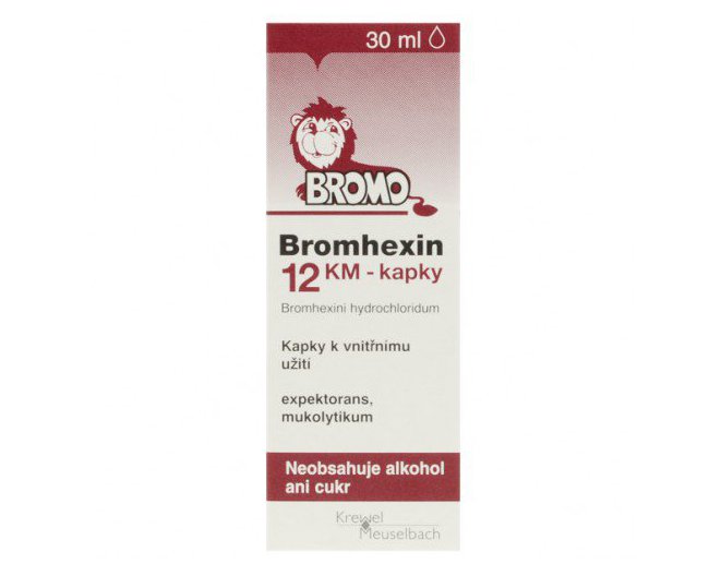 Bromhexin 12 KM-kapky