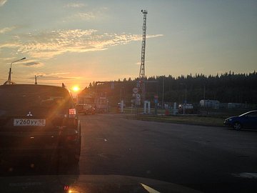 Hranice Svetogorsk (RUS) - Pelkola (FIN). Ruská strana