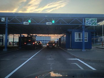 Hranice Svetogorsk (RUS) - Pelkola (FIN). Ruská strana