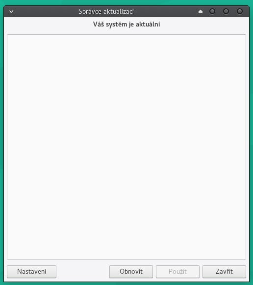 Manjaro: správce Pamac