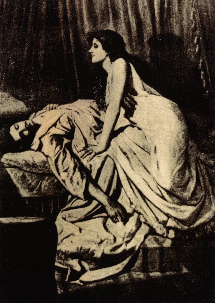 Upír (The Vampire), obraz Philipa Burne-Jonese z roku 1897