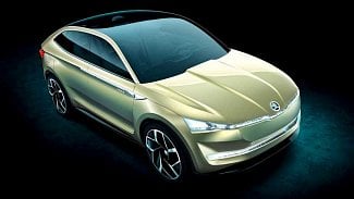 Náhledový obrázek - Škoda Vision E se ukázala na prvních fotkách. Oficiální premiéra proběhne už dnes