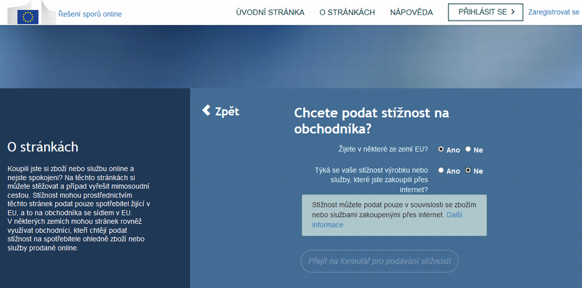 EU Řešení sporů online