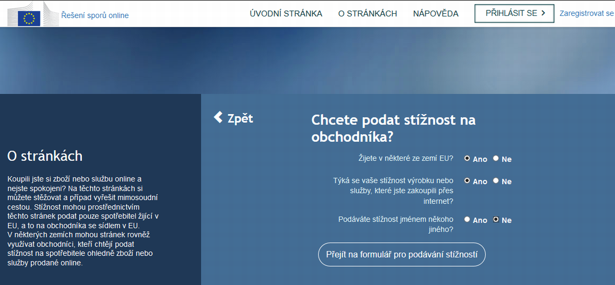 EU Řešení sporů online