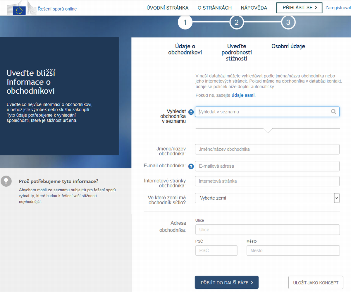 EU Řešení sporů online